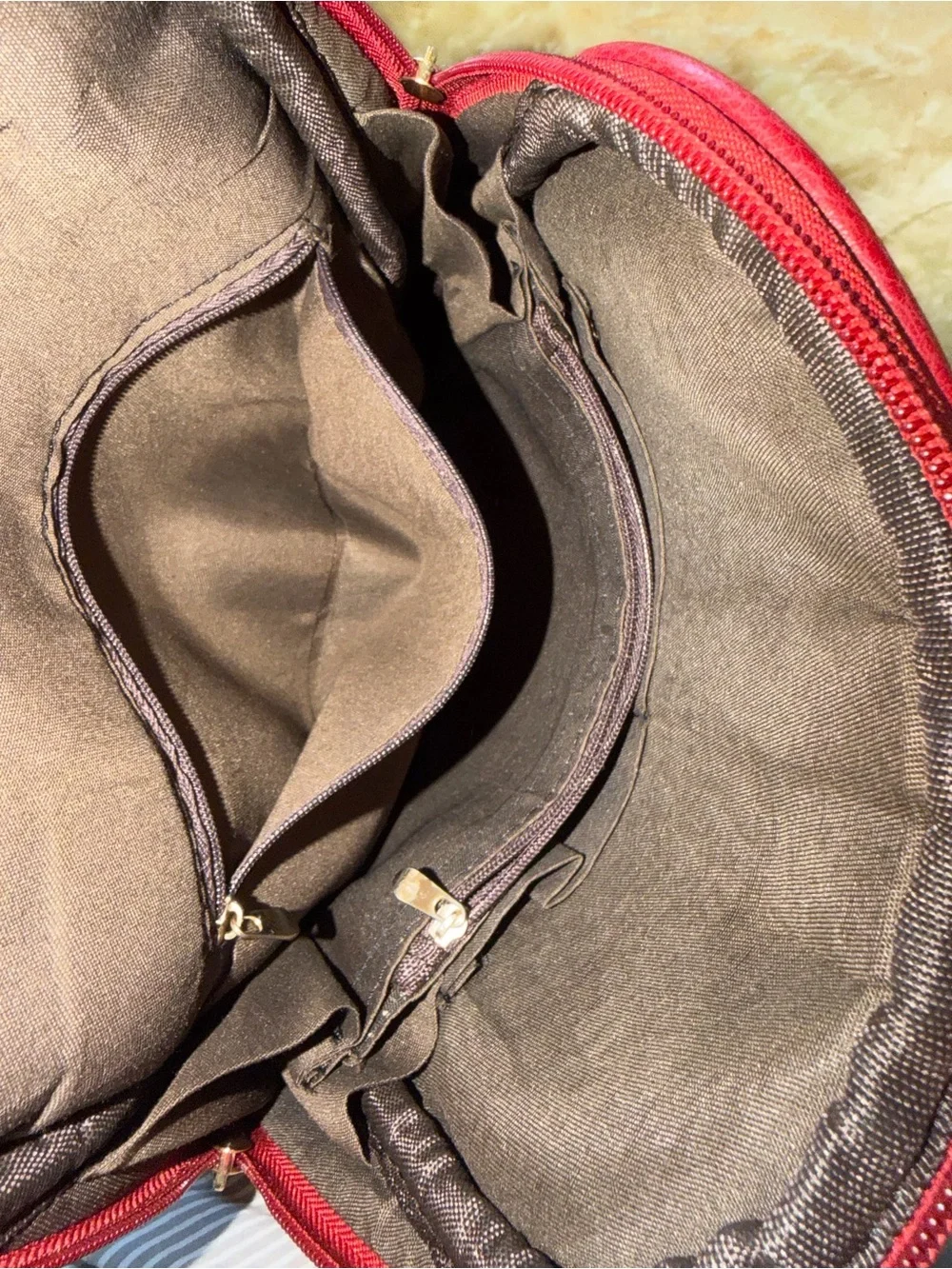 Nevenka Women's Red Mini Leather Backpack